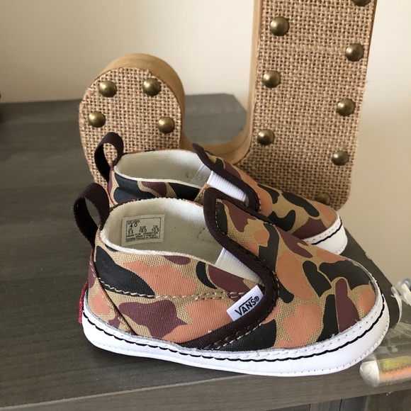 infant camo vans